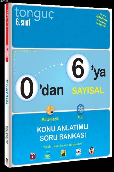 Tonguç Yayınları 6. Sınıf 0 dan 6 ya Sayısal Konu Anlatımlı Soru Bankası Tonguç 