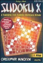 Sudoku X; X Faktörlü Tek Sudoku Bulmaca Kitabı 1.kitap