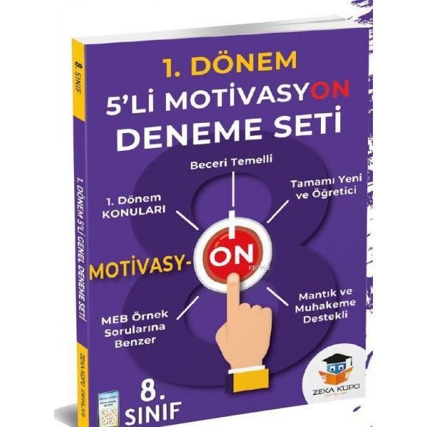 Zeka Küpü Yayınları 8. Sınıf 1. Dönem LGS 5 li Motivasyon Deneme Seti Zeka Küpü 