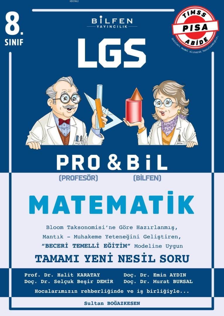 Bilfen Yayınları 8. Sınıf LGS Matematik Probil Soru Bankası Bilfen 