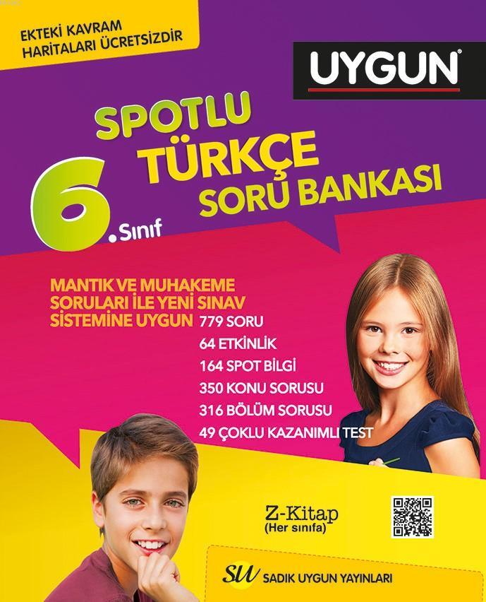 Sadık Uygun Yayınları 6. Sınıf Türkçe Soru Bankası Sadık Uygun 