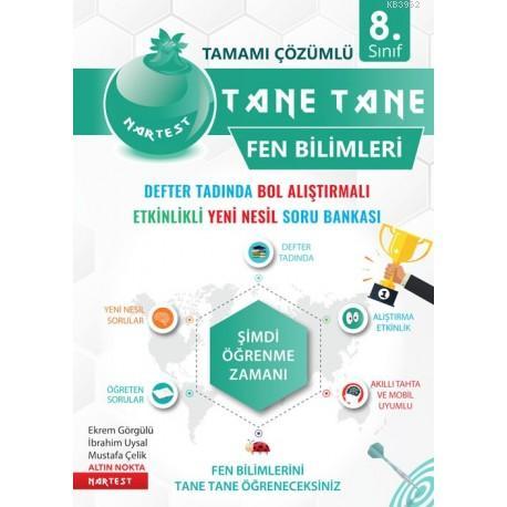 Nartest Yayınları 8. Sınıf LGS Fen Bilimleri Tane Tane Defter Tadında Soru Bankası Nartest 
