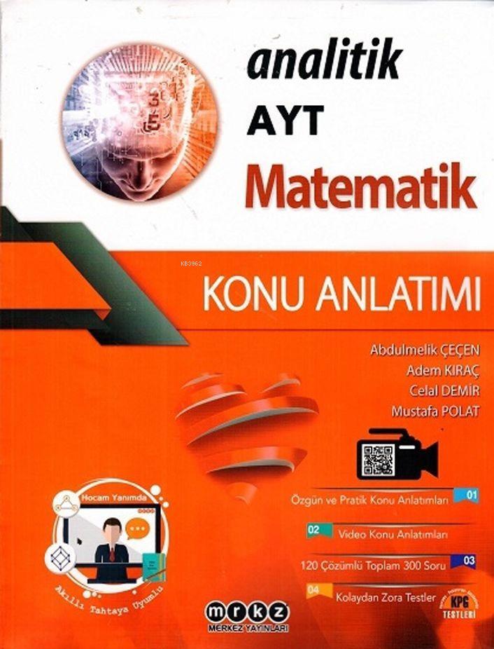  Merkez Yayınları AYT Matematik Analitik Konu Anlatımı Merkez 