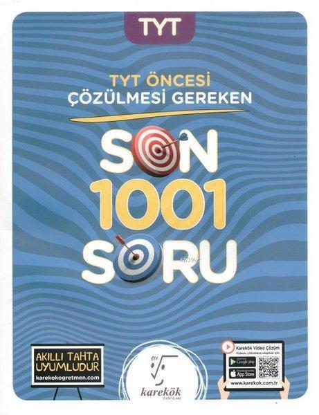 Karekök Yayınları TYT Öncesi Çözülmesi Gereken Son 1001 Soru Karekök 