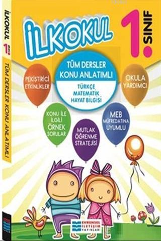 Evrensel İletişim Yayınları 1. Sınıf Tüm Dersler Konu Anlatımlı Evrensel İletişim 