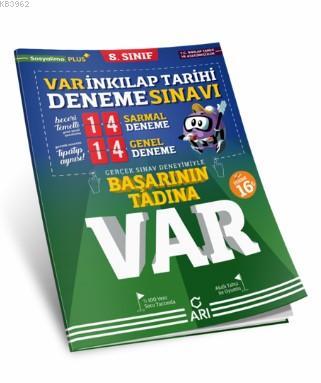 Arı Yayınları 8. Sınıf LGS T.C. İnkılap Tarihi ve Atatürkçülük VAR Deneme Sınavı Denemoji Deneme 2 Hediyeli Arı 