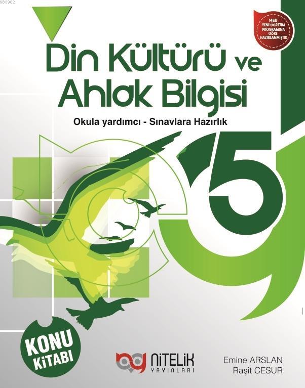 Nitelik Yayınları 5. Sınıf Din Kültürü ve Ahlak Bilgisi Konu Kitabı Nitelik 
