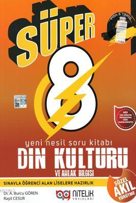 Nitelik Yayınları 8. Sınıf LGS Süper Din Kültürü ve Ahlak Bilgisi Yeni Nesil Soru Kitabı Nitelik 