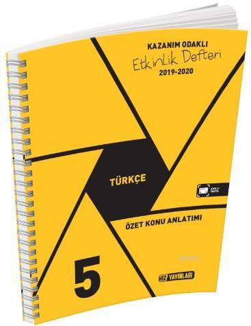 Hız Yayınları 5. Sınıf Türkçe Kazanım Odaklı Etkinlik Defteri Hız 