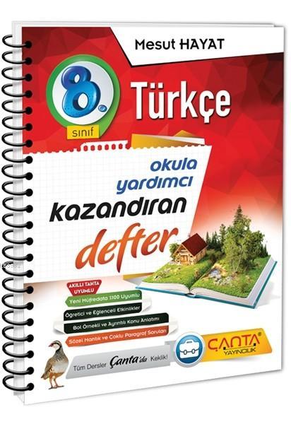 Çanta Yayınları 8. Sınıf LGS Türkçe Kazandıran Defter Çanta 