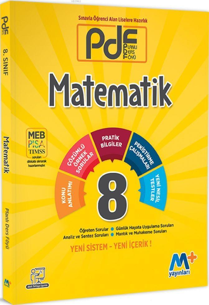 Martı Yayınları 8. Sınıf LGS Matematik PDF Planlı Ders Föyü Martı 