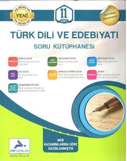 Paraf Yayınları 11. Sınıf Türk Dili ve Edebiyatı Soru Kütüphanesi Paraf 