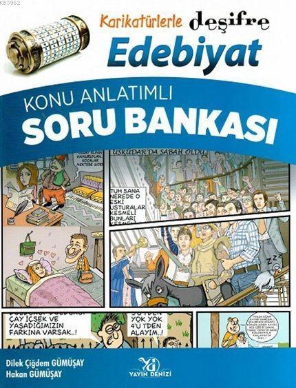 Yayın Denizi Yayınları Karikatürlerle Deşifre Edebiyat Konu Anlatımlı Soru Bankası Yayın Denizi 
