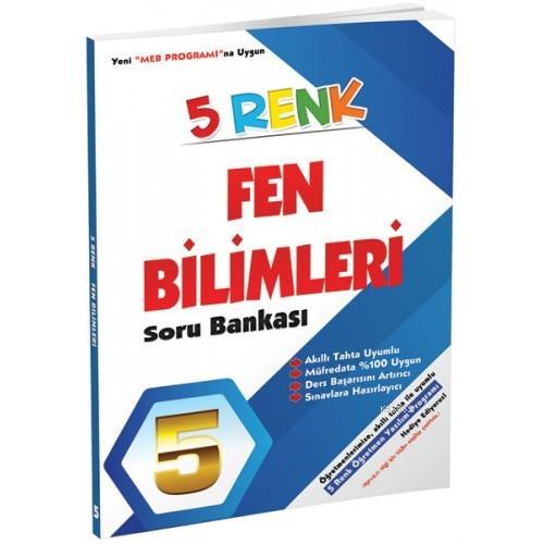 5 Renk Yayınları 5. Sınıf Fen Bilimleri Soru Bankası 5 Renk 