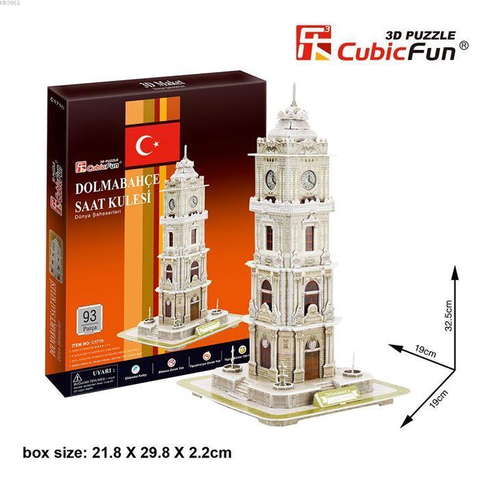 NecoToys C171h Dolmabahçe  Saat Kulesi 3D Puzzle