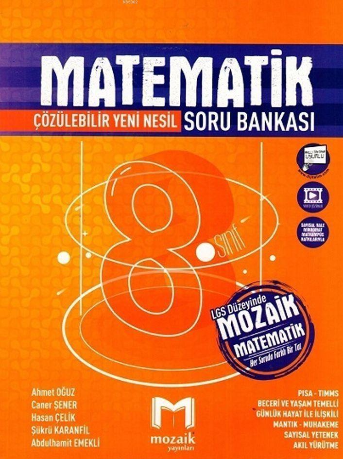 Mozaik Yayınları 8. Sınıf Matematik Soru Bankası Mozaik 