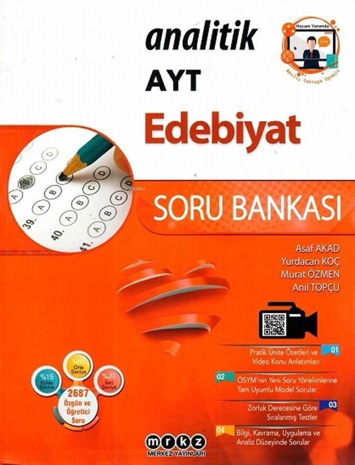  Merkez Yayınları AYT Edebiyat Analitik Soru Bankası Merkez 