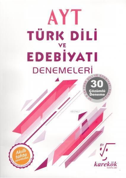Karekök Yayınları AYT Türk Dili ve Edebiyatı Denemeleri Karekök 
