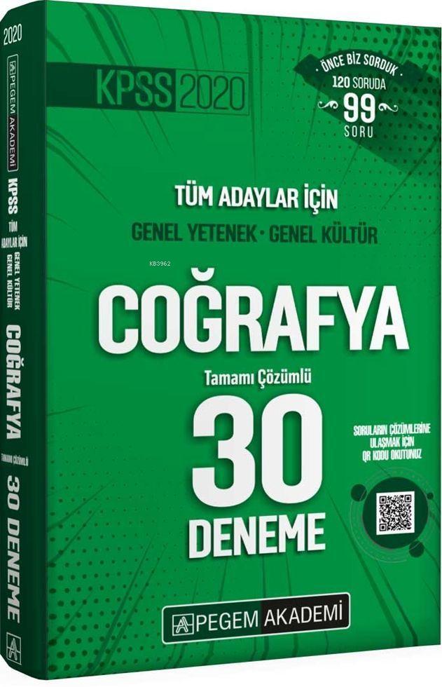 2020 Kpss Genel Yetenek Genel Kultur Cografya 30 Deneme Kolektif 9786052419755 Genel Imge Com Tr