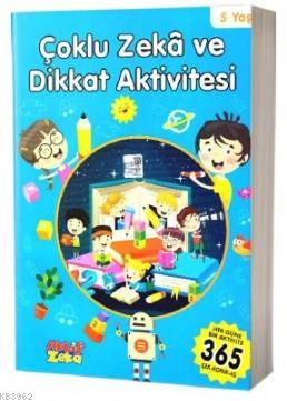 Çoklu Zeka ve Dikkat Aktivitesi 5 Yaş - Mavi Kitap
