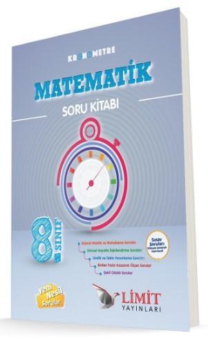 Limit Yayınları 8. Sınıf LGS Matematik Kronometre Soru Kitabı Limit 