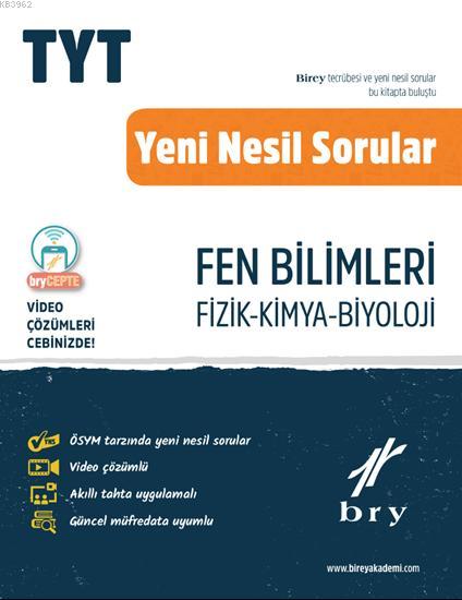 Birey Yayınları TYT Fen Bilimleri Yeni Nesil Sorular Birey Eğitim
