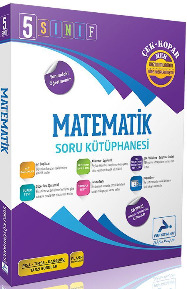 Paraf Yayınları 5. Sınıf Matematik Soru Kütüphanesi Çek Kopar Paraf 