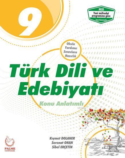Palme Yayınları 9. Sınıf Türk Dili ve Edebiyatı Konu Anlatımlı Palme 