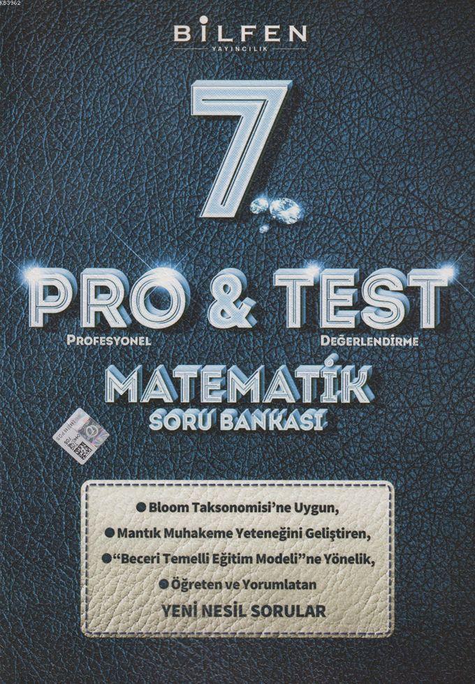 Bilfen Yayınları 7. Sınıf Matematik ProTest Soru Bankası Bilfen 