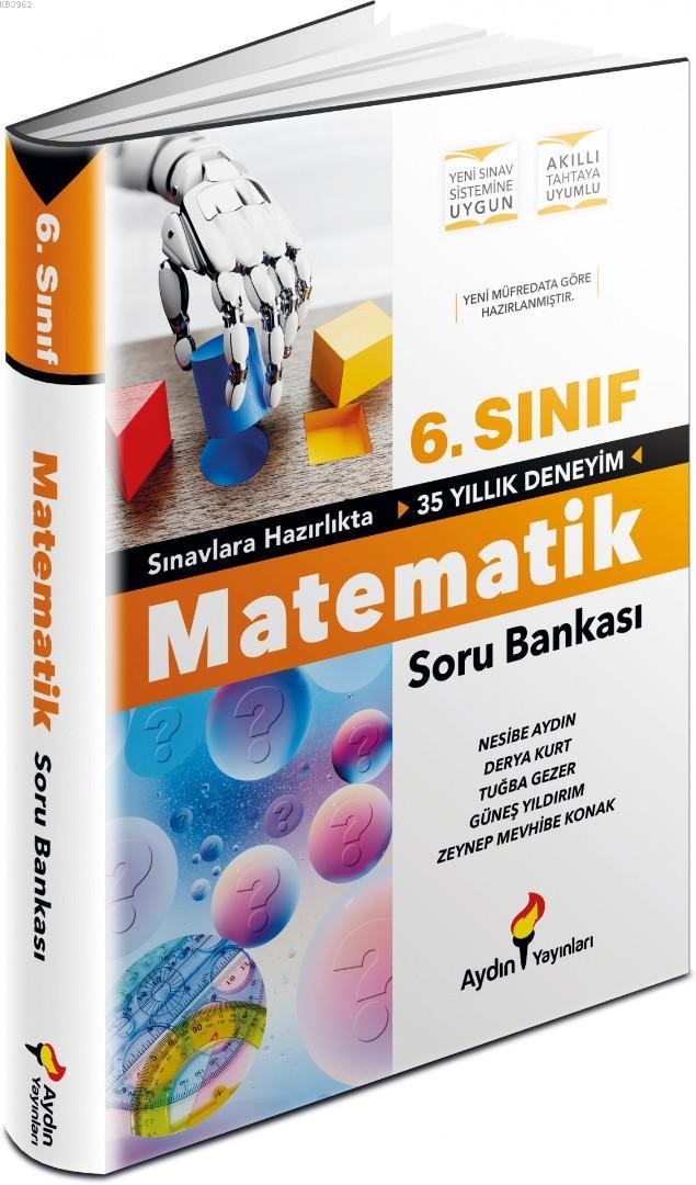 Aydın Yayınları 6. Sınıf Matematik Soru Bankası Aydın 