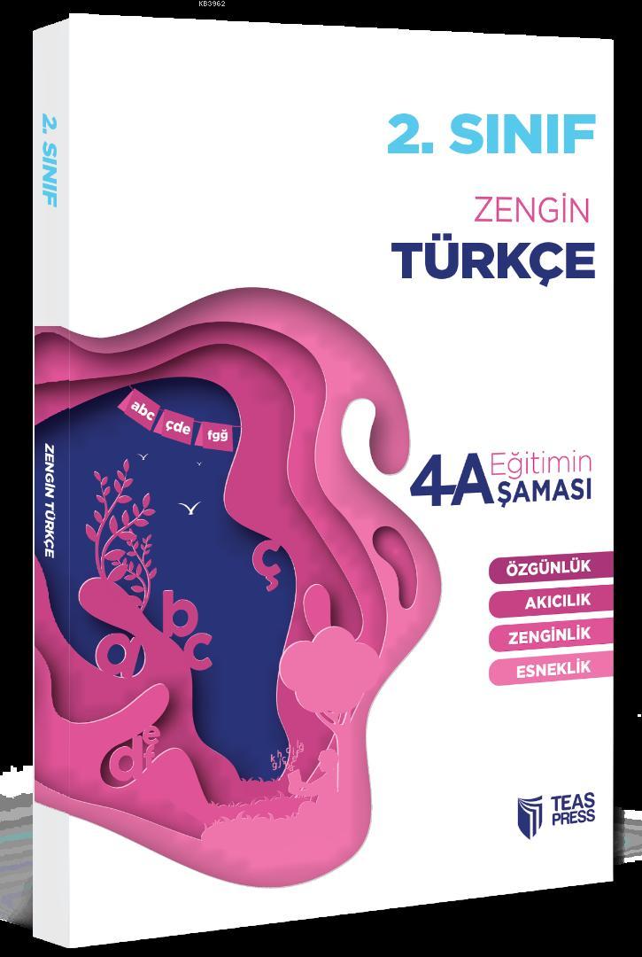 Teas Press Yayınları 2. Sınıf Zengin Türkçe Eğitimin 4 Aşaması Teas Press 