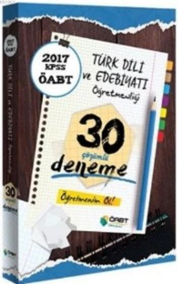 2017 KPSS ÖABT Türk Dili ve Edebiyatı Öğretmenliği Çözümlü 30 Deneme