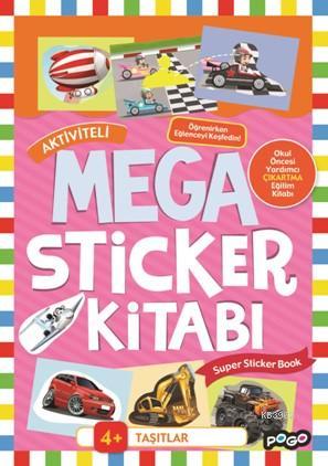 Aktiviteli Mega Sticker Kitabı; Taşıtlar
