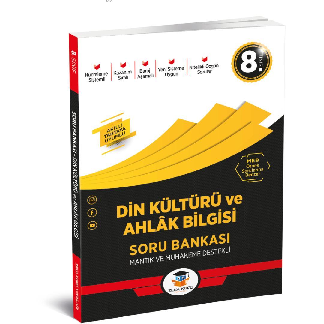 Zeka Küpü Yayınları 8. Sınıf LGS Din Kültürü ve Ahlak Bilgisi Soru Bankası Zeka Küpü 