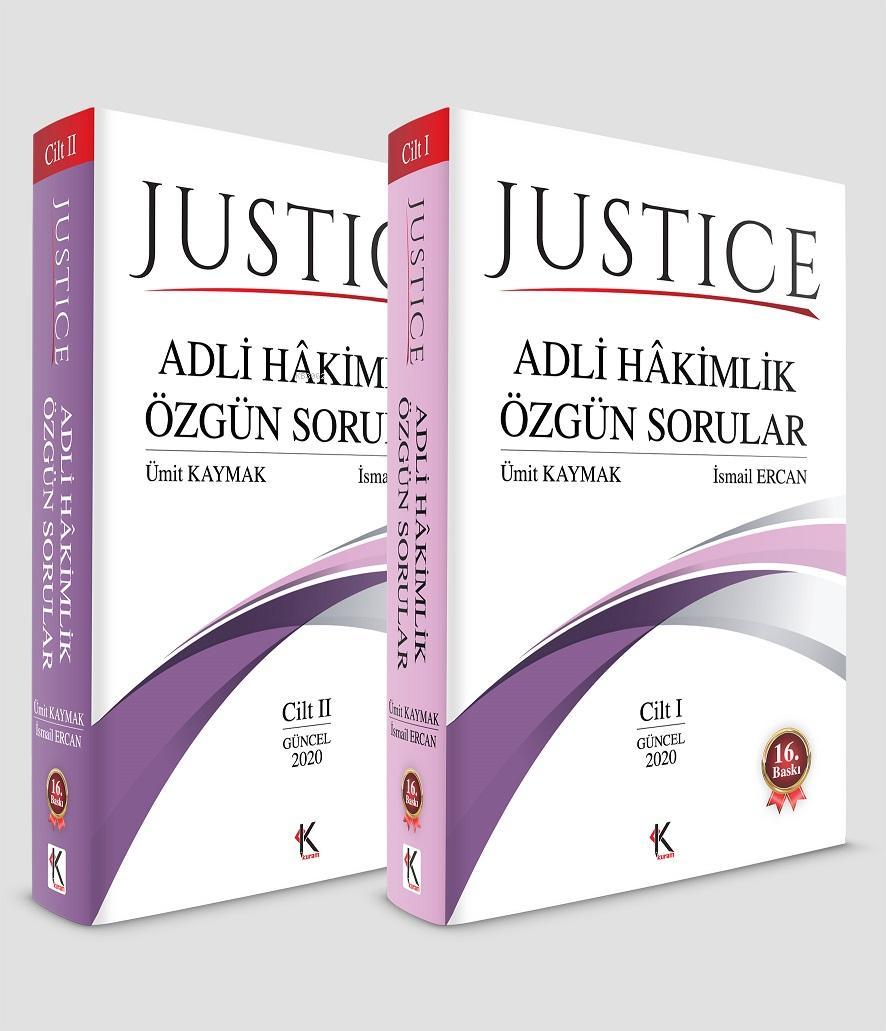 Justice - Adli Hakimlik Özgün Sorular (2 Cilt Takım)