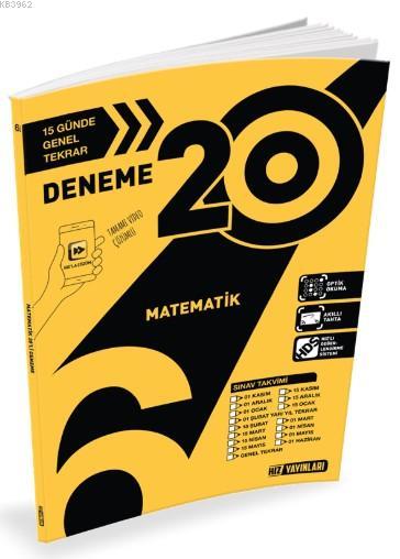 Hız Yayınları 6. Sınıf Matematik 20 Deneme Hız 
