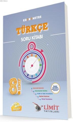 Limit Yayınları 8. Sınıf LGS Türkçe Kronometre Soru Kitabı Limit 