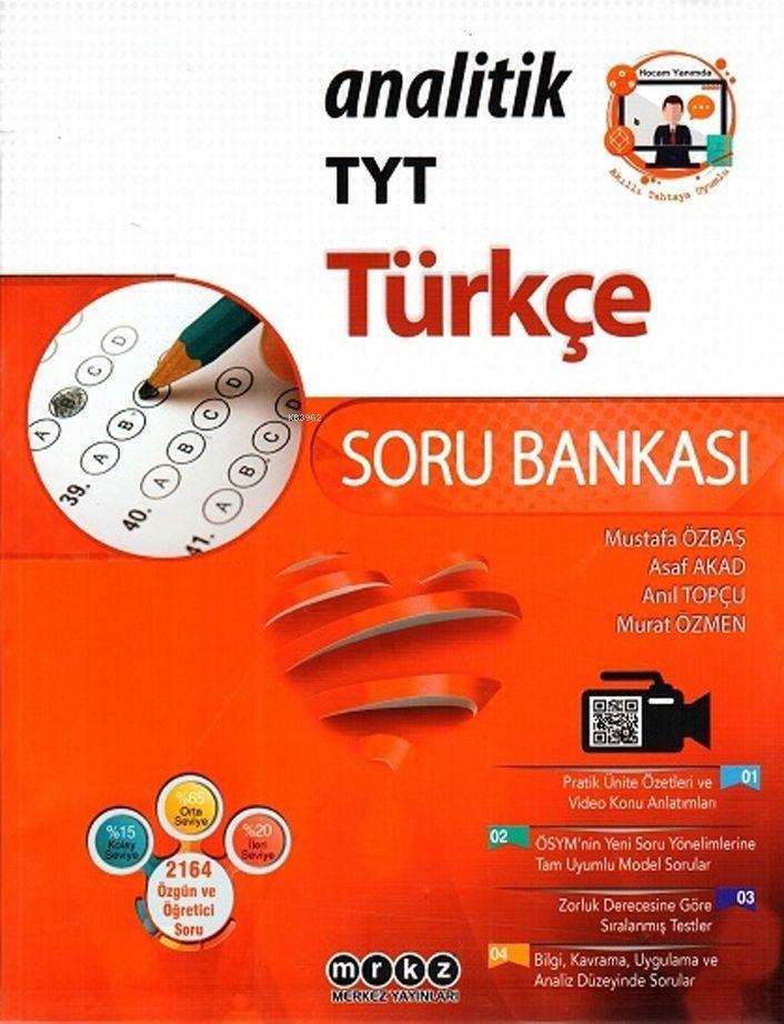  Merkez Yayınları TYT Türkçe Analitik Soru Bankası  Merkez 