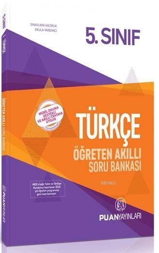 Puan Yayınları 5. Sınıf Türkçe Öğreten Akıllı Soru Bankası Puan 