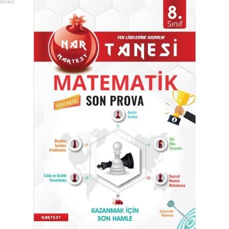 Nartest Yayınları 8. Sınıf LGS Matematik Nar Tanesi Son Prova Nartest 