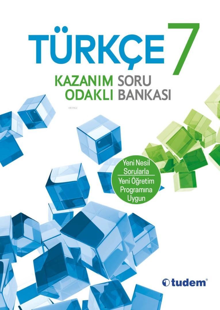 Tudem Yayınları 7. Sınıf Türkçe Kazanım Odaklı Soru Bankası Tudem 