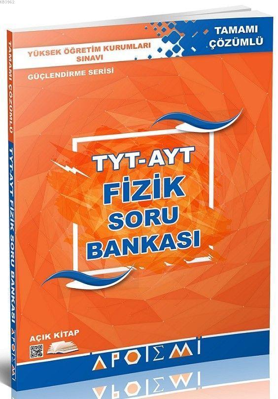  Apotemi Yayınları TYT AYT Fizik Tamamı Çözümlü Soru Bankası | Kolektif | Apotemi Yayınları | 9786056750656 