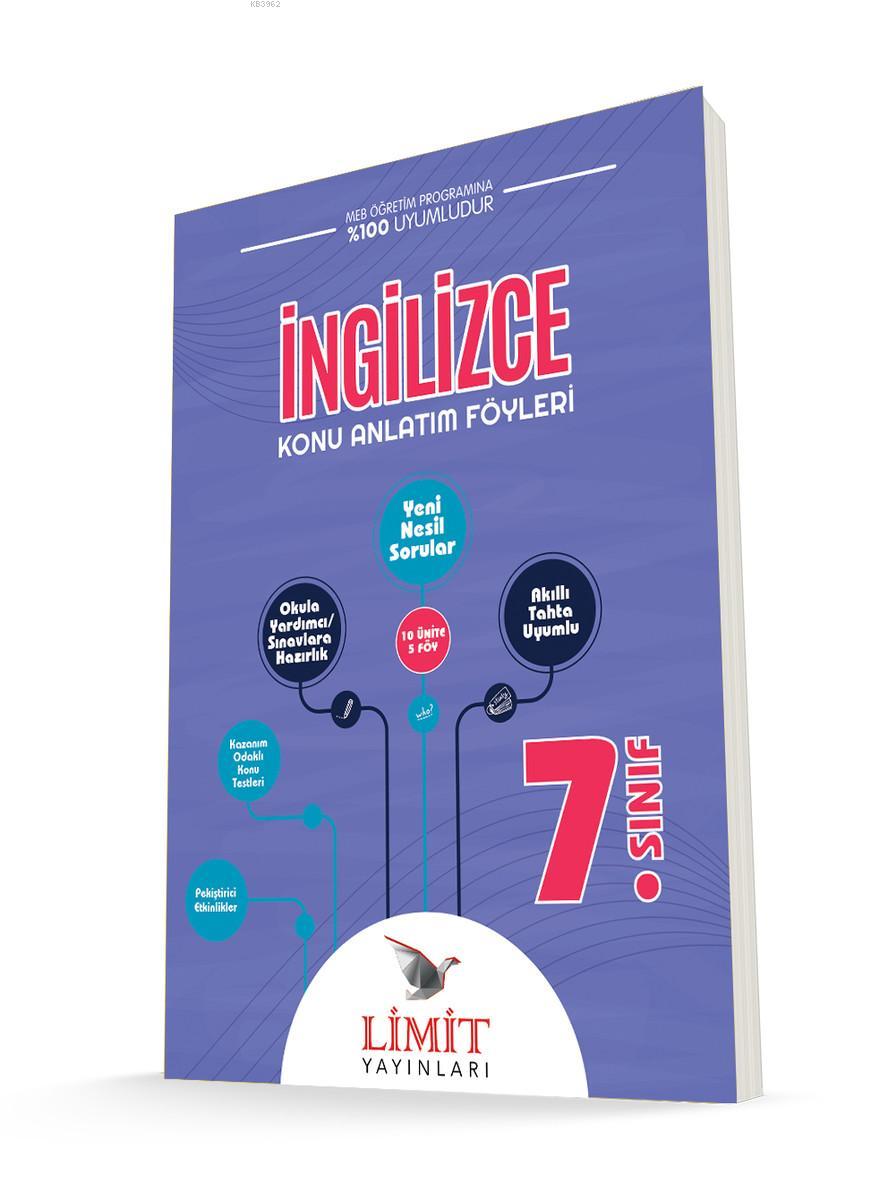 Limit Yayınları 7. Sınıf İngilizce Konu Anlatım Föyleri Limit 