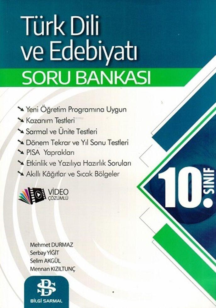 Bilgi Sarmal Yayınları 10. Sınıf Türk Dili ve Edebiyatı Soru Bankası Bilgi Sarmal 