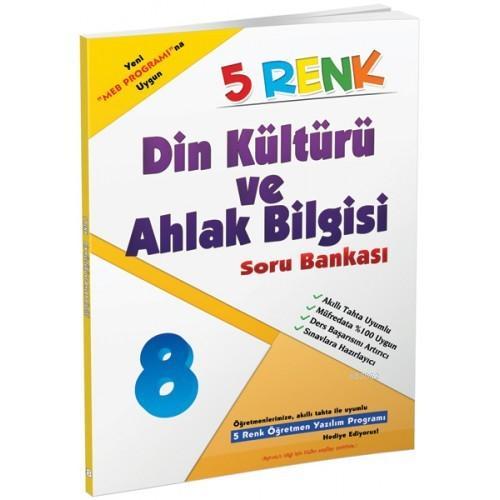 5 Renk Yayınları 8. Sınıf LGS Din Kültürü ve Ahlak Bilgisi Soru Bankası 5 Renk 