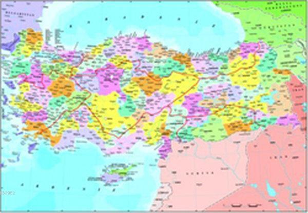 Anatolian Puzzle  Türkiye Siyasi Haritası 3269