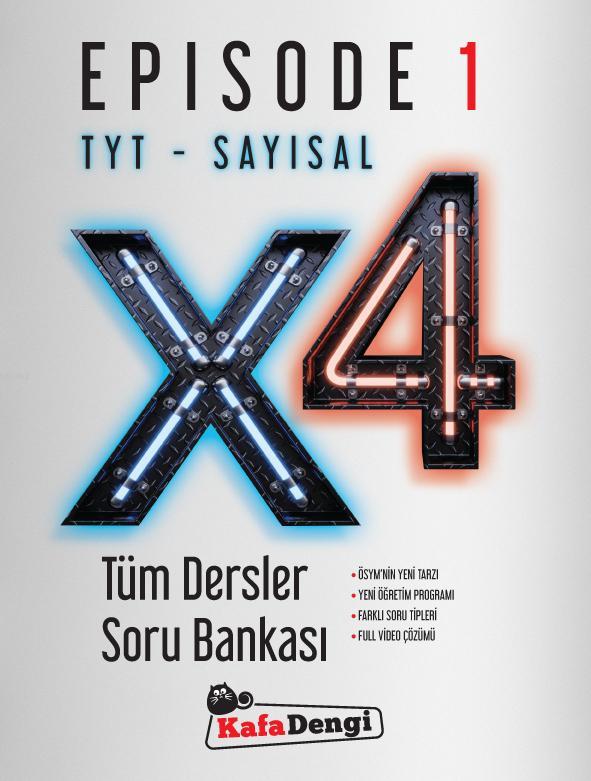 Kafa Dengi Yayınları TYT Tüm Dersler Sayısal Episode 1. Kitap Soru Bankası Kafa Dengi 