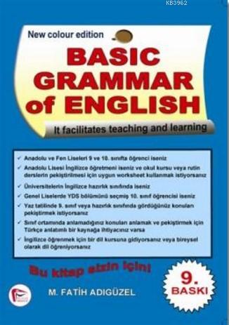 Basic Grammar of English; It Facilitates Teaching and Learning