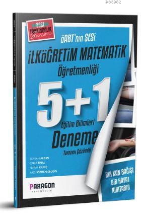 2021 Paragon ÖABT Farkındalık Serisi Çözümlü İlköğretim Matematik 5 Deneme; +1 Eğitim Bilimleri Denemesi