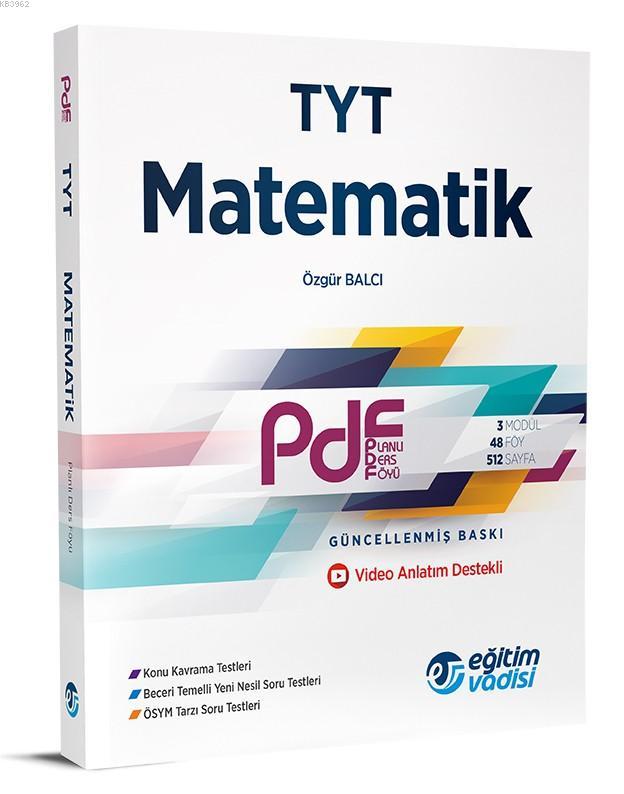 Eğitim Vadisi Yayınları TYT Matematik PDF Planlı Ders Föyü Eğitim Vadisi 